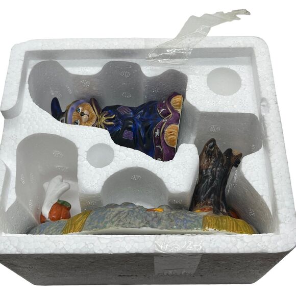 PartyLite Abracadandle Snuffer & Base P7344 Halloween Cat Pumpkin Ghost Decor - Picture 8 of 16